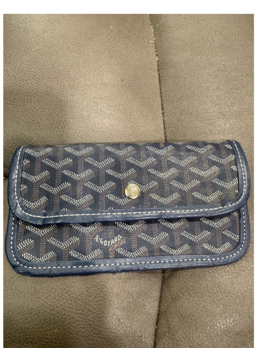 Goyard Saint Florentin Wallet - Navy